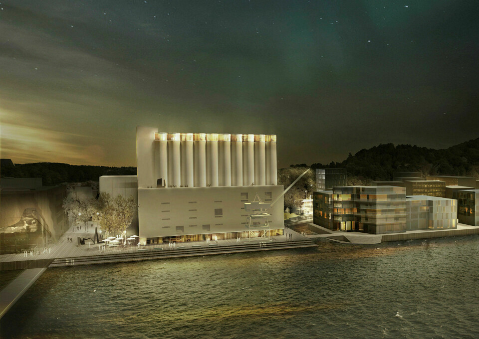 Høyt rager den: Silo betyr egentlig «underjordisk kornkammer». Hvem skulle trodd? Illustrasjon: Mestres Wåge arquitectes og MX_Si architectural studio