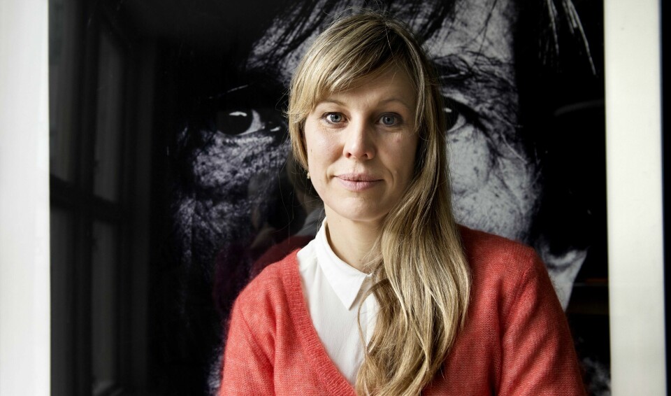 Musikk uten musikk: Off The Page-festivalen er musikkfestivalen uten musikk og ble ledet med stødig hånd og stemme av kunstnerisk leder i nyMusikk, Anne Hilde Neset. Foto: Mimsy Møller/Samfoto/NTB Scanpix