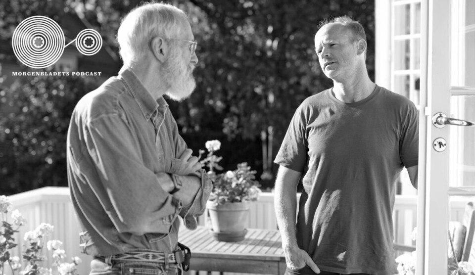 Svar: Harald Eia og psykiater Kenneth Kendler. Foto: Christina Ulriksen
