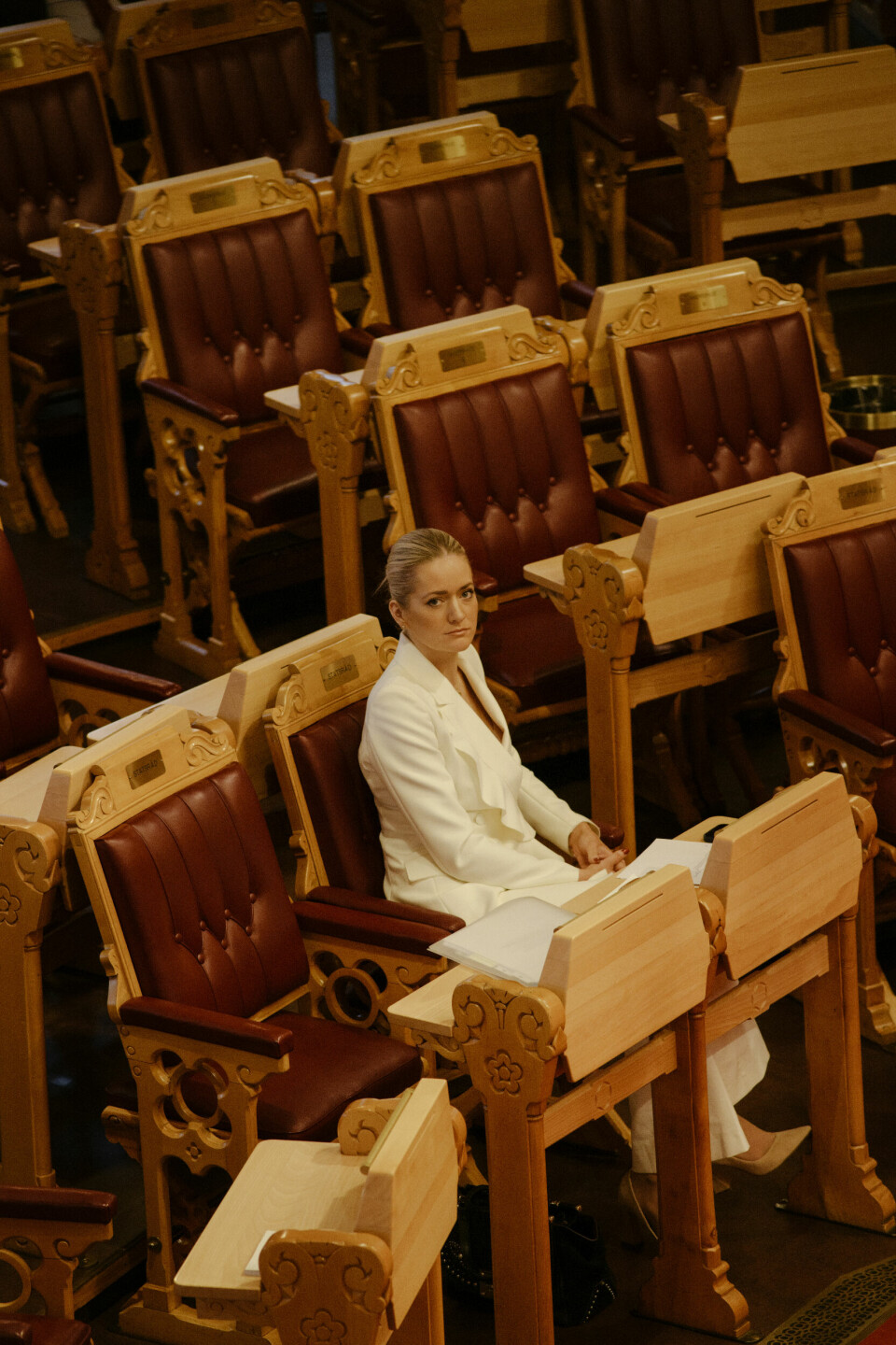 Den ansvarlige: Da Emilie Enger Mehl redegjorde for Stortinget i januar om det ulovlige lånet som Nasjonal sikkerhetsmyndighet hadde inngått, var hennes kontroll med etaten et tilbakevendende tema. Saken ender som en alvorlig ripe i lakken – eller med hennes avgang.