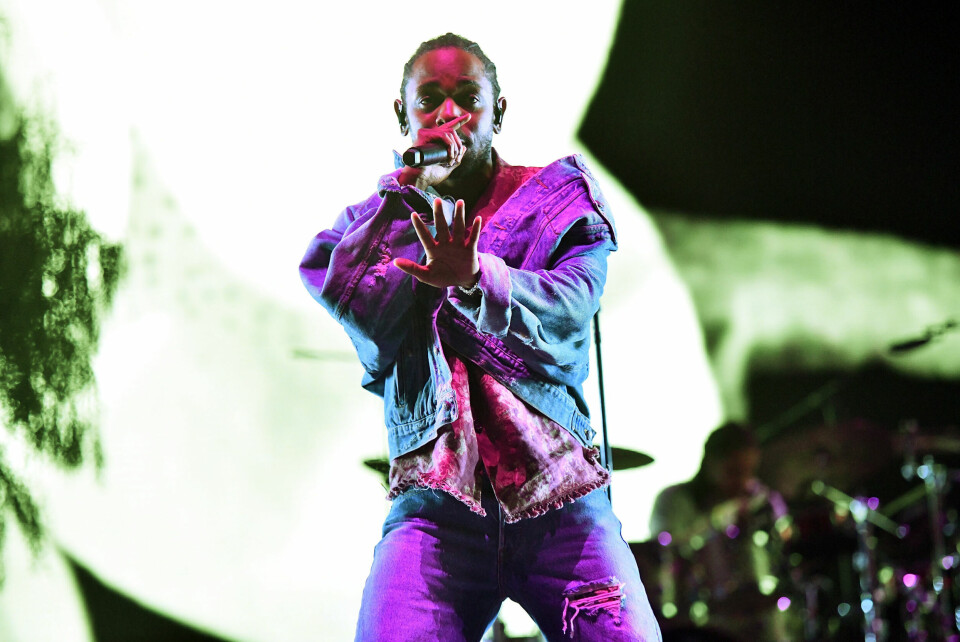 Rapperen Kendrick Lamar. Her på Coachella-festivalen i april. Foto: Scott Dudelson/Getty Images