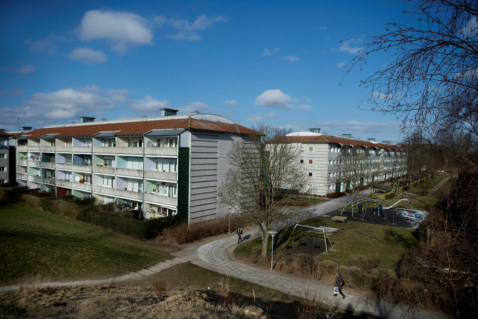 Gadehavegård i Høje Taastrup er på den danske regjeringens ghettoliste. Foto: Liselotte Sabroe/Ritzau/NTB scanpix