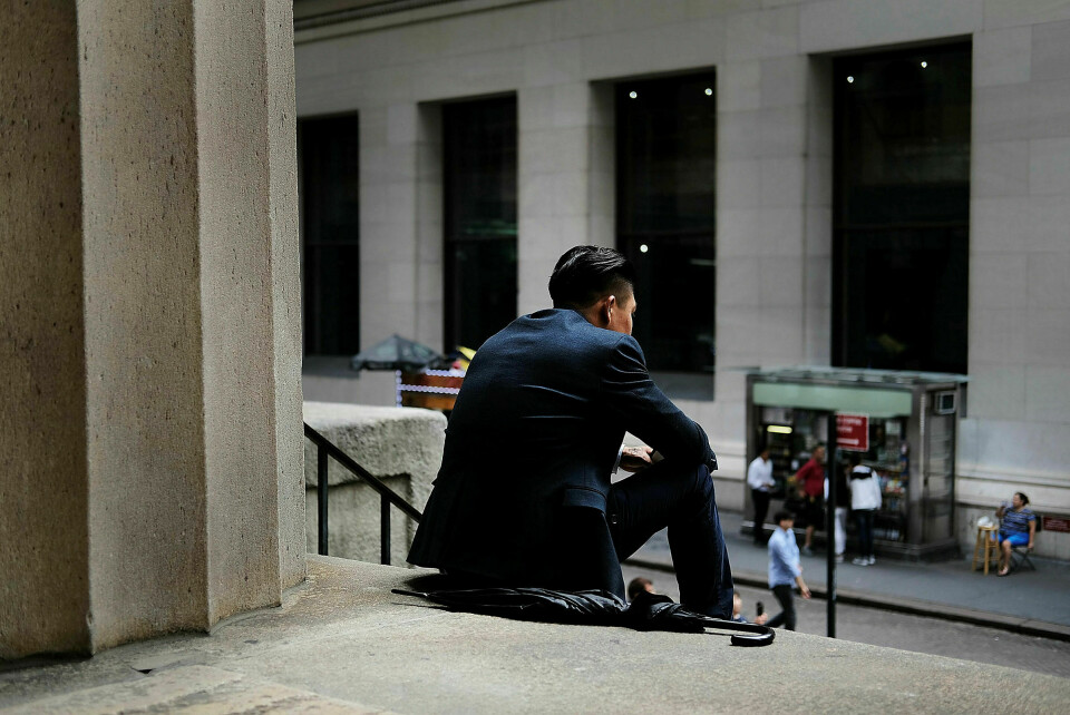 Etter krisen: Finanskrisen viste tydelig behovet for å løfte fagkritikken ut i offentligheten, skriver Ebba Boye. Her fra Wall Street, New York. Spencer Platt/Getty Images