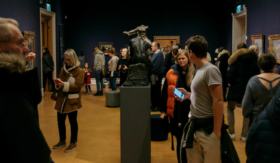 Siste åpningsdag på Nasjonalgalleriet i Universitetsgata, 13. januar 2019. Arkivfoto: Christian Belgaux -