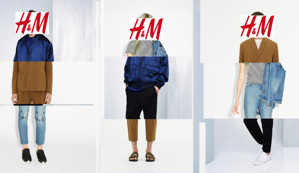 Kollasj: Christian Belgaux (Kildefoto: reklamemateriell fra Cos/Weekday/Monki/H&M)
