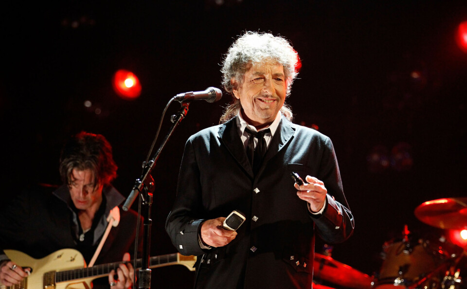 Forkynneren: Bob Dylan får Nobelprisen i litteratur. Foto: Christopher Polk/Getty Images