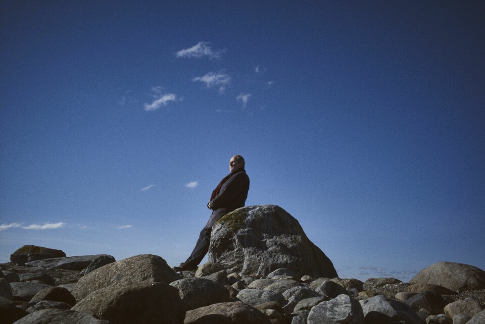 På Larkollen: Jon Michelet argumenterer for at norske sjøfolk har lest mer og vært bedre oppdatert enn mange tror. Under sin egen tid til sjøs lånte han bøkene til Joseph Conrad på skipsbiblioteket.