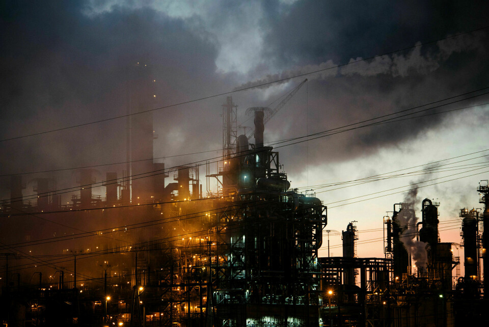 Petrokjemisk industri i Port Arthur, Texas. Foto: Brandon Thibodeaux / The New York Times / NTB Scanpix