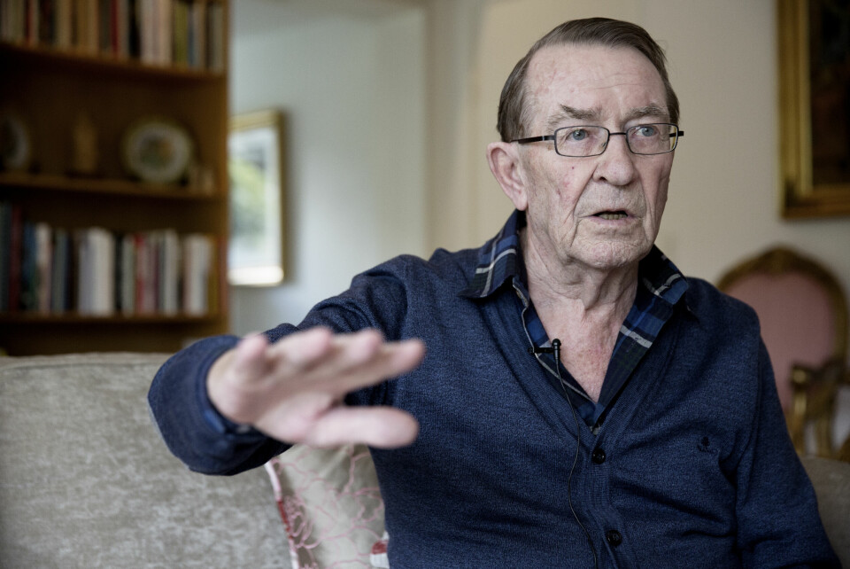 Den danske forfatteren og komponisten Benny Andersen døde 16. august i år. Foto: Erik Refner / Ritzau Scanpix / NTB scanpix