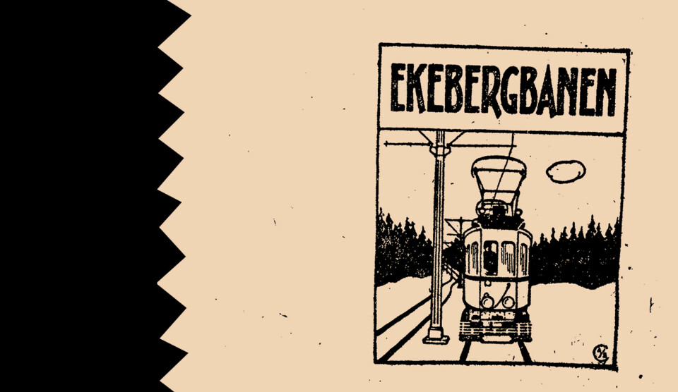 Min svoger var i badekåpe. Dr. Michelsen var også luftig kledd.