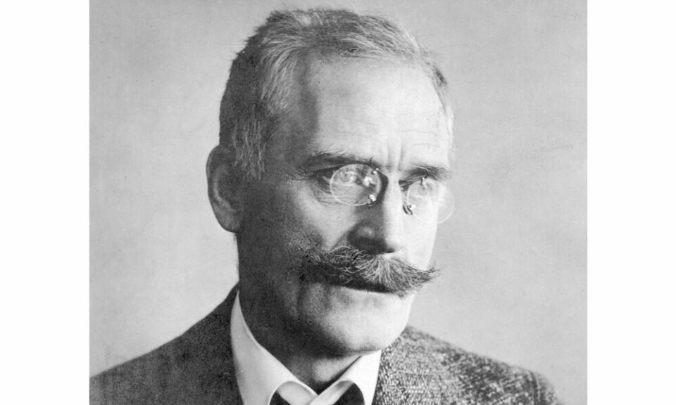 Då Knut Hamsun skreiv «Markens Grøde» i 1917, blei det ein enorm salssuksess. Foto: Hulton Archive / Getty Images