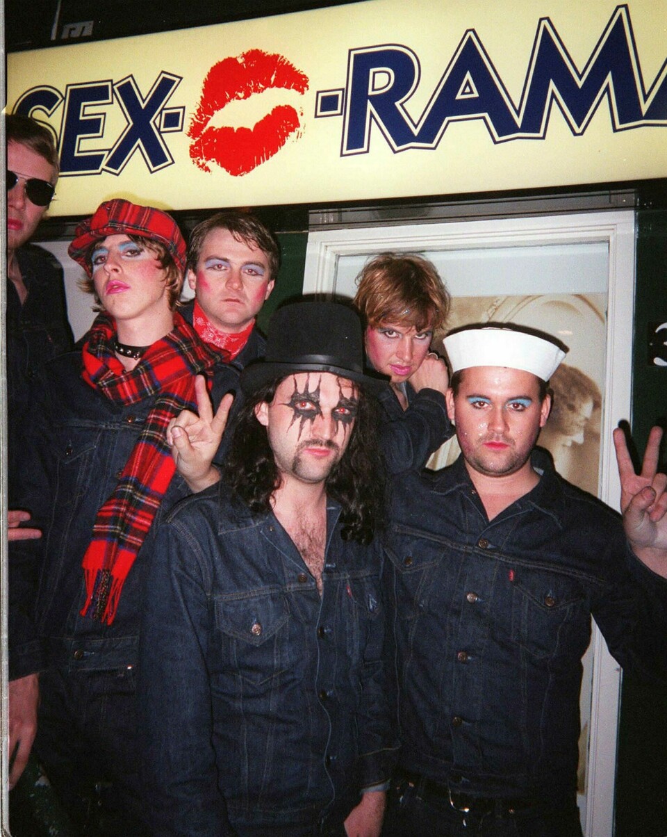 Babylon for alltid: Turboneger på tur i gjennombruddsåret 1998. Fra venstre Chris Summers, Euroboy, Rune Rebellion, Hank Von Helvete, Pål Pot Pamparius og Happy Tom (Thomas Seltzer). Foto: Helle Høiness / NTB scanpix