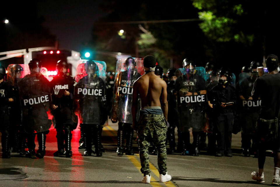 Black lives matter: Identitetspolitikk er politisk mobilisering basert gruppeidentitet for å styrke rettighetene til individer fra undertrykte grupper, skriver Mohamed Abdi. Bildet er fra St. Louis, Missouri i september i fjor, under protester mot at politimannen Jason Stockley ble frifunnet for å ha drept den 24 år gamle afroamerikaneren Anthony Lamar Smith.