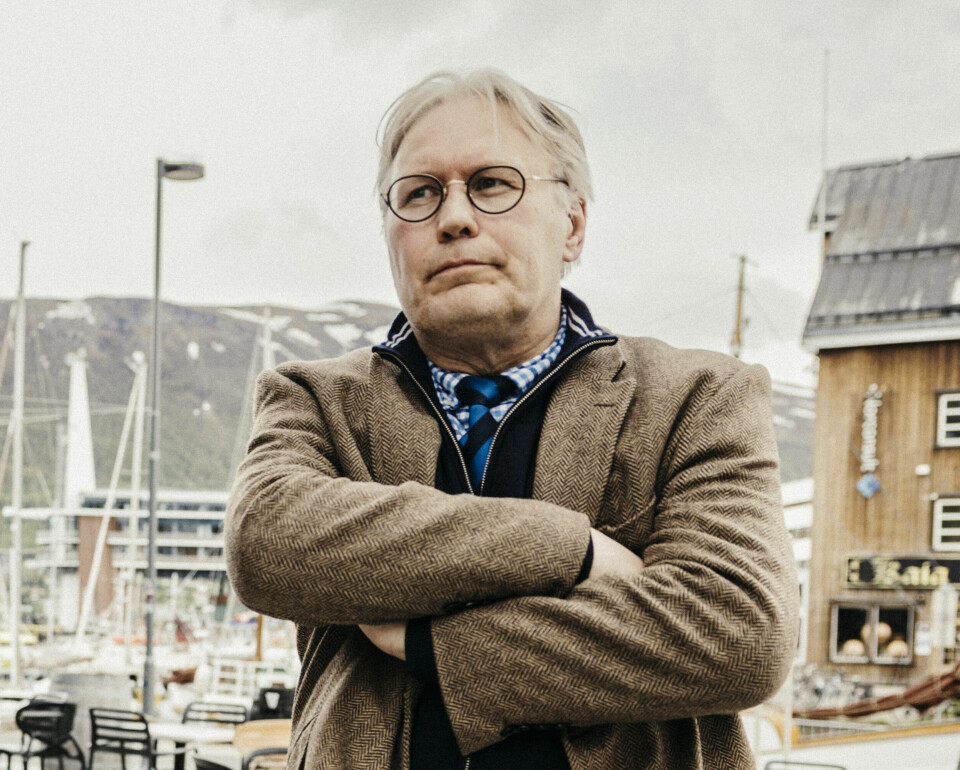 Byttet side: Skjalg Fjellheim, tidligere politisk redaktør i Nordlys, er ny statssekretær for finansminister og senterpartileder Trygve Slagsvold Vedum. Politisk redaktør i Nordlys Skjalg Fjellheim, Forsoningsintervju i Tromsø. Fotografert 12.06.2023