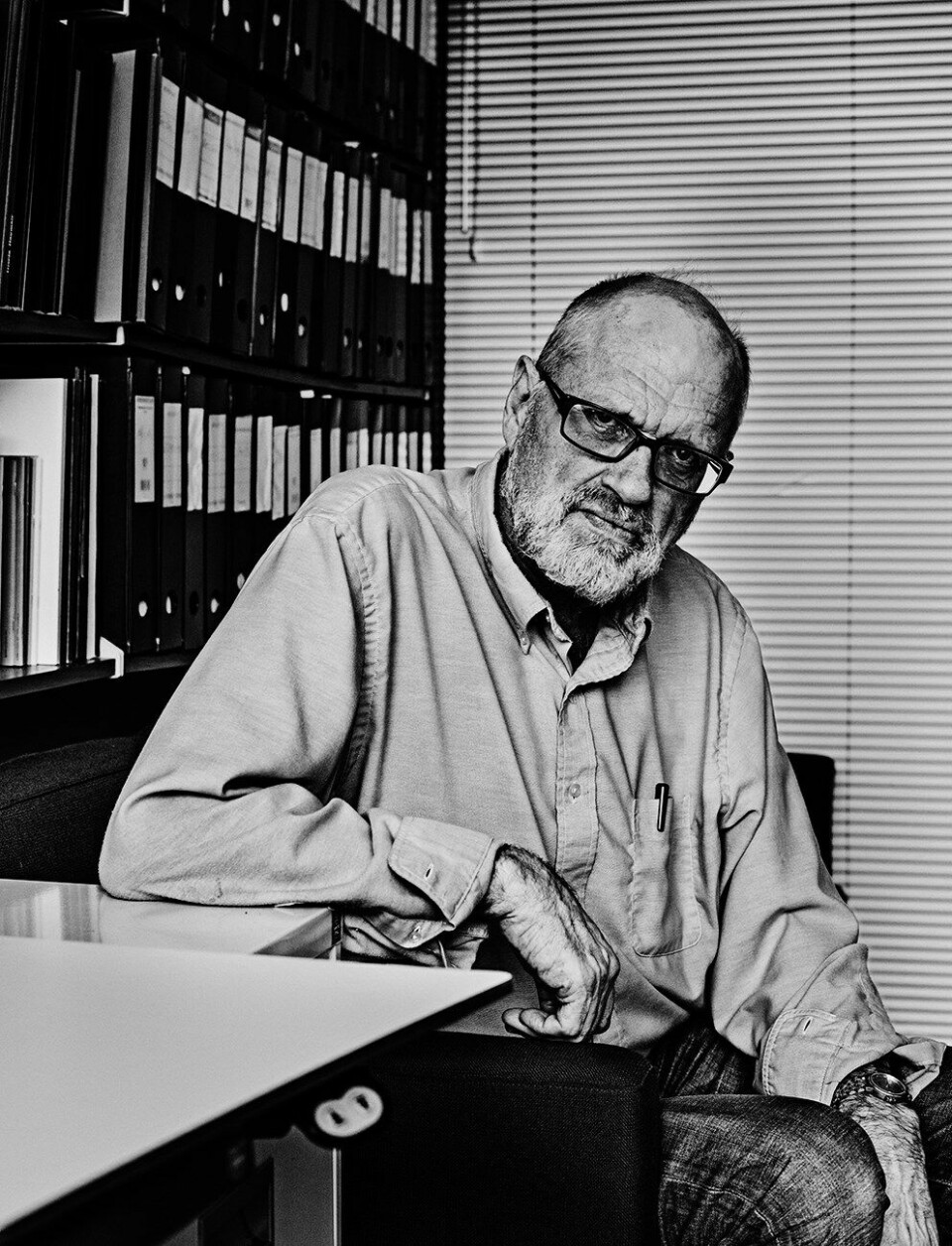 – Helt feil: Metoden Jan Terje Faarlund (bildet) har brukt i sin bok, er særdeles tvilsom, skriver Kristin Bech. Foto: Herman Dreyer