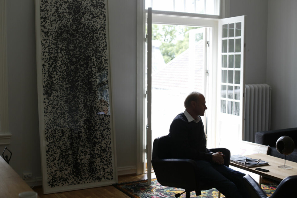 Uberettiget angrep: Psykiater Finn Skårderud, på kontoret i Villa Sult. Foto: Ellen Lande Gossner