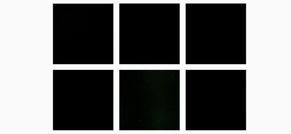 #blackouttuesday. Skjermdumper fra Instagram.
