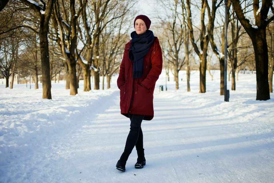 Skrev vinnerdiktet: Helene Imislund tok utgangspunkt i de nordkoreanske OL-supporterne.