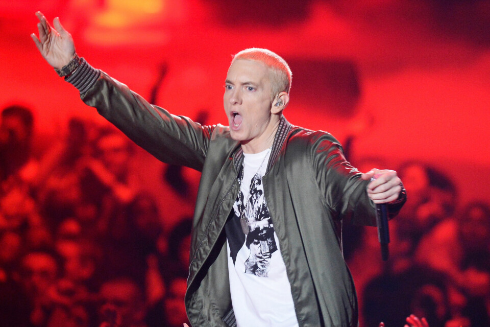 Utsatt for kunstig intelligens: Eminem. Foto: Getty Images