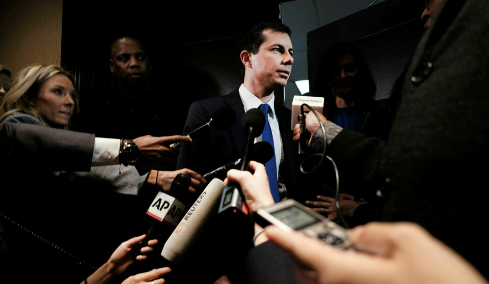 I gang med valgkamp: Pete Buttigieg ønsker å bli Demokratenes presidentkandidat. Foto: Spencer Platt/Getty Images