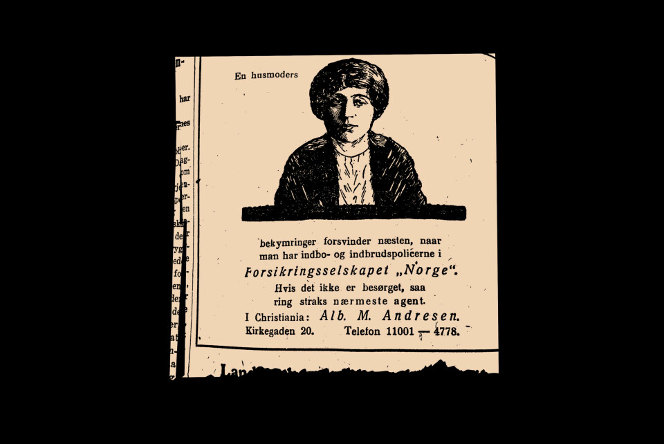 Morgenbladet for 100 år siden.