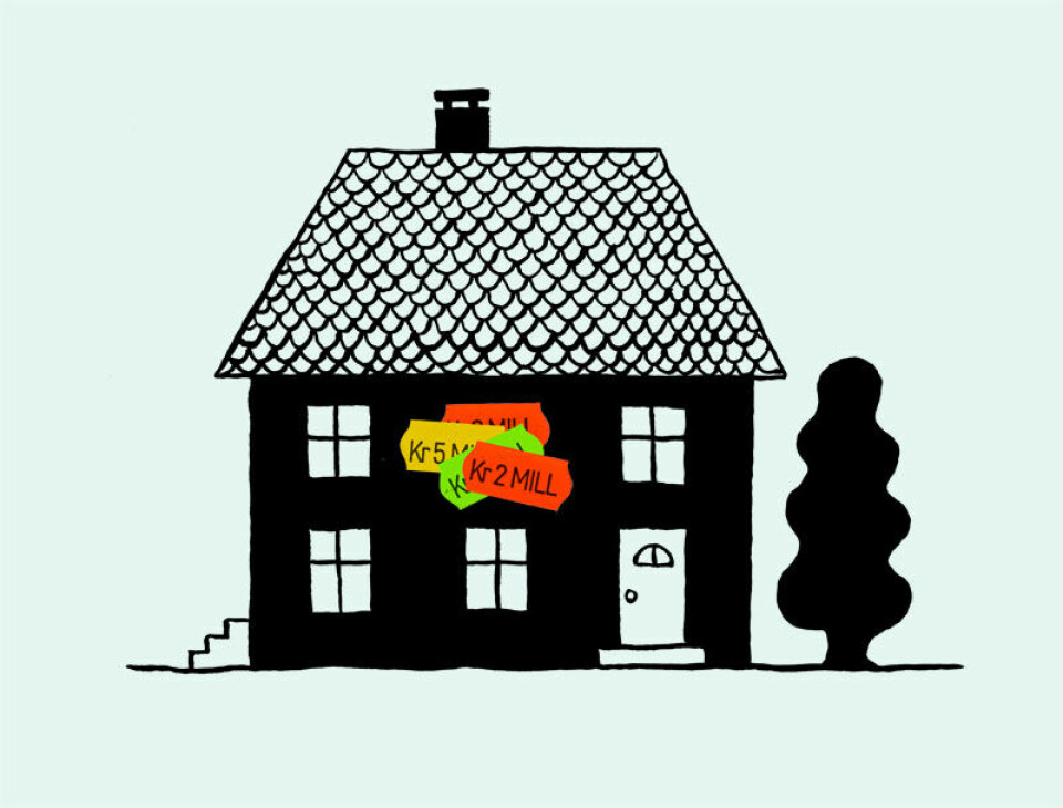 Prisantydning: I november kostet norske hus og leiligheter i gjennomsnitt 30 300 kroner per kvadratmeter. Det er 1,3 prosent lavere enn forrige måned. Sesongjustert er prisfallet i november på 0.9 prosent - det høyeste siden finanskrisehøsten 2008.