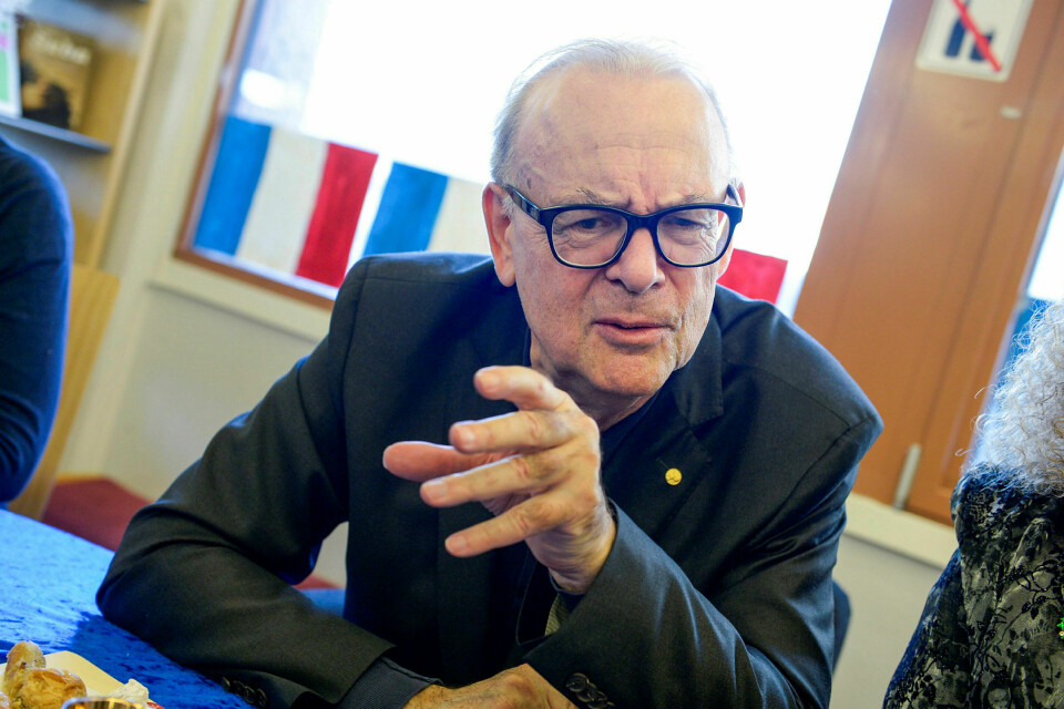 Patrick Modiano var en av de første forfatterne som tok for seg kollaborasjonen i Frankrike under krigen. Foto: Bertil Ericson / TT /NTB scanpix