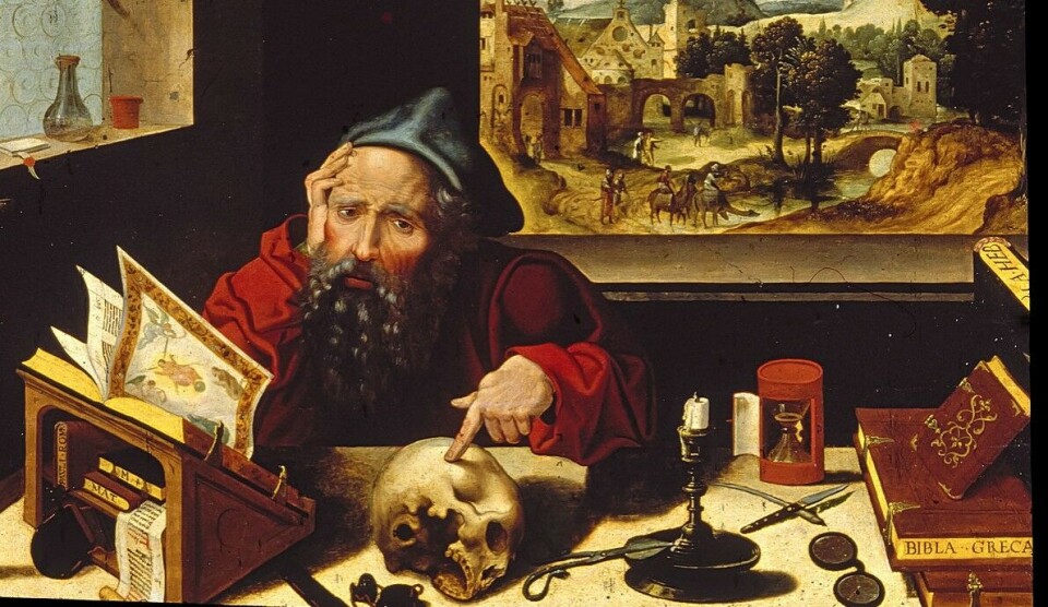 Sankt Jerome, oversetternes skytshelgen av Pieter Coecke van Aelst.
