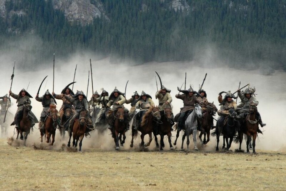 Krigersk: Djengis Khans soldater tok livet av en langt større andel av befolkningen enn for eksempel andre verdenskrig. Bildet er fra filmen Mongol (2008).