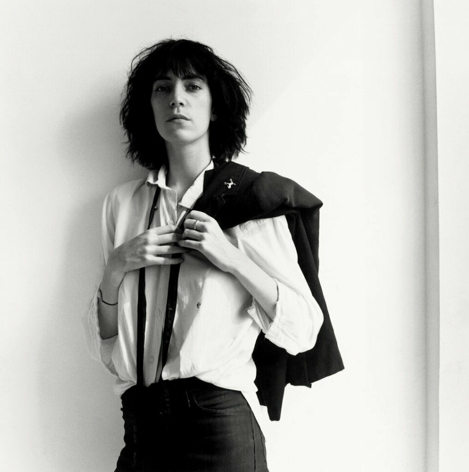 Ikonisk sammarbeid: Robert Mapplethorpe tok artistfotografiet for Patti Smiths debutalbum Horses. Coverbildet ble legendarisk. Foto: Just Kids/ Robert Mapplethorpe Foundation