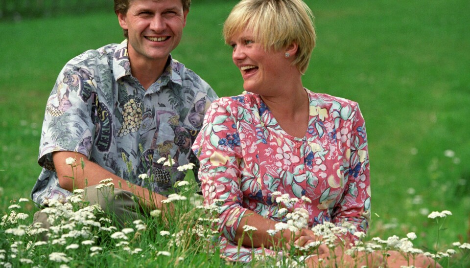 1991: Den nye lederen, Erik Solheim, avfeier sitt eget partis partiprogram som «uaktuelt». Samme år får Kristin Halvorsen kjempet igjennom det såkalte «pitbullforbudet». Foto: NTB Scanpix