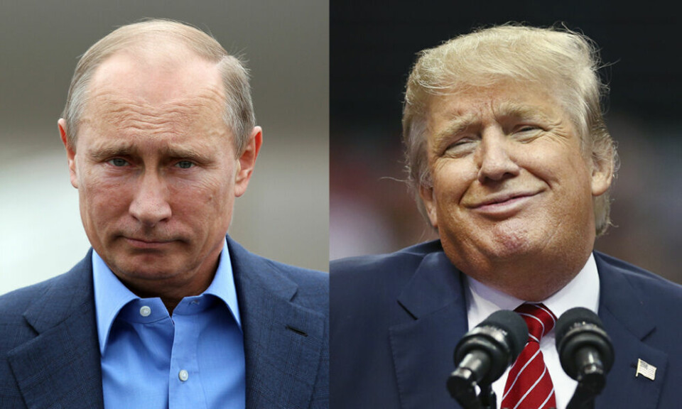 Det lett å finne eksempler på at psykiatere og psykologer i USA har gjort faglige vurderinger av offentlige personer uten å ha undersøkt dem. Den russiske presidenten Vladimir Putin er blitt vurdert til å ha en lidelse innen autismespekteret, og Donald Trump til å ha narsissistiske trekk Foto: Peter Muhly / Getty Images og Tom Pennington / Getty Images