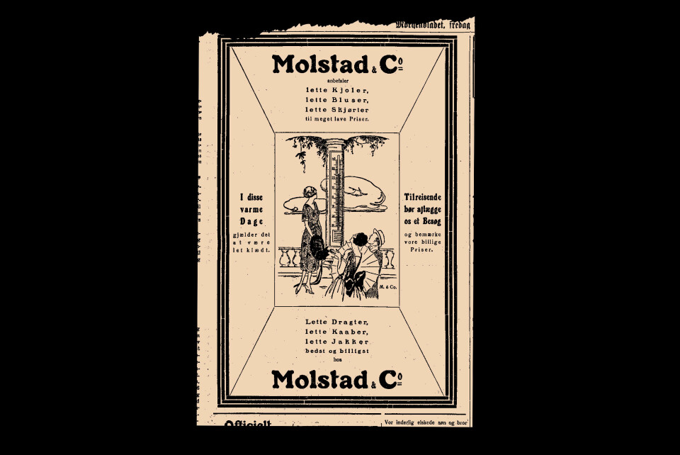Morgenbladet for 100 år siden
