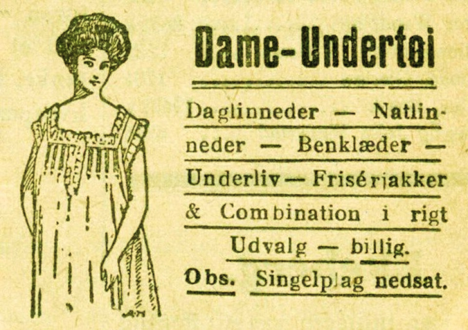Annonse fra 1917