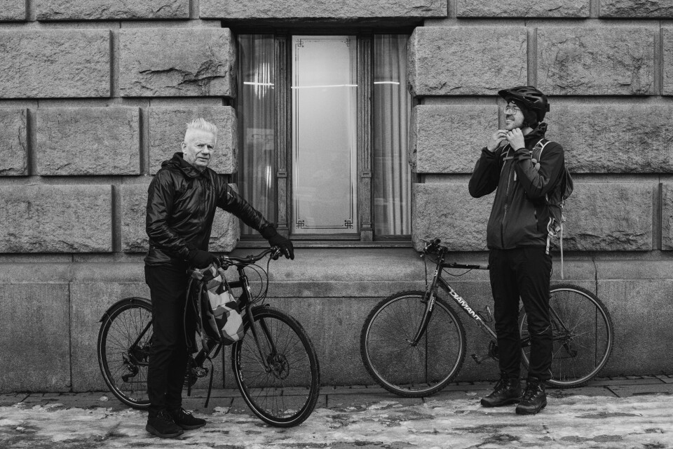 Økonomene Kalle Moene (t.v) og Simen Markussen har tidligere vært mer uenige om borgerlønn enn det de er i dag.