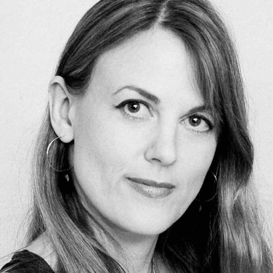 Helene Uri: Forfatter, språkviter og professor II i kreativ skriving ved Høyskolen Kristiania. Født 1964. Foto: Christian Elgvin