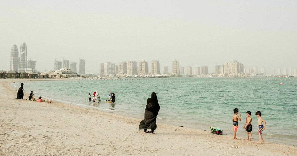 Amerikaner i Qatar: Statsviteren Gary Wasserman underviste ved Georgetown Universitys campus i Doha. Etter åtte år i Qatar har han mye å si om expat-tilværelsen i et etnisk segregert ørkenland. Foto: Tomas Munita / The New York Times / NTB scanpix