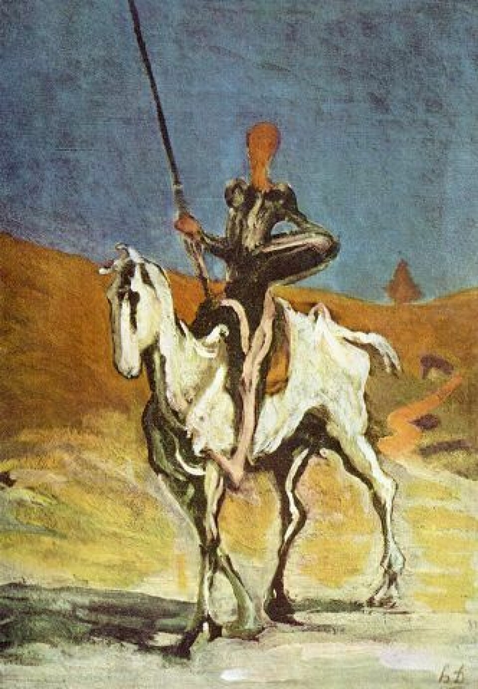 Sammenlignet med Lindgren fremstår Don Quixote som en gjennomført realist, skriver Stig Frøland. Foto: Wikimedia Commons